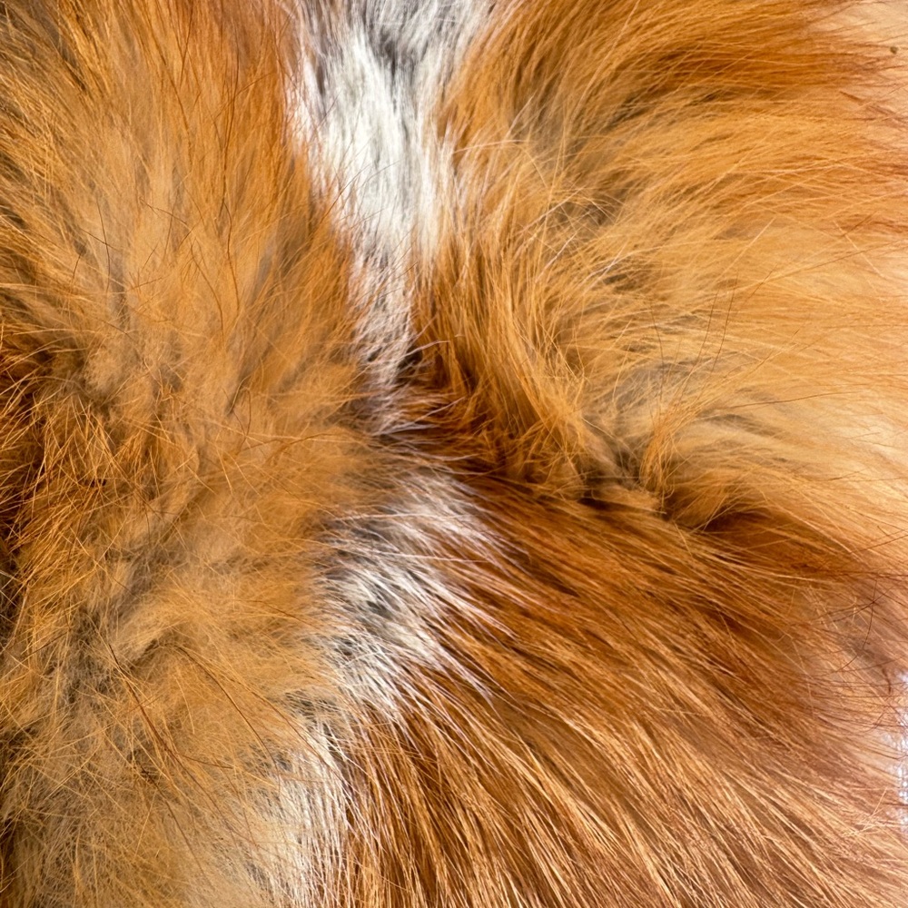 Vintage Genuine Red Fox Fur Hand Muff - Picture 8 of 15